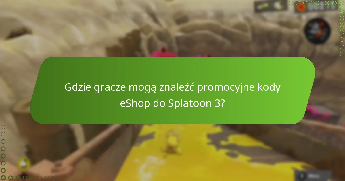 Jak gracze mogą realizować kody eShop w Splatoon 3?