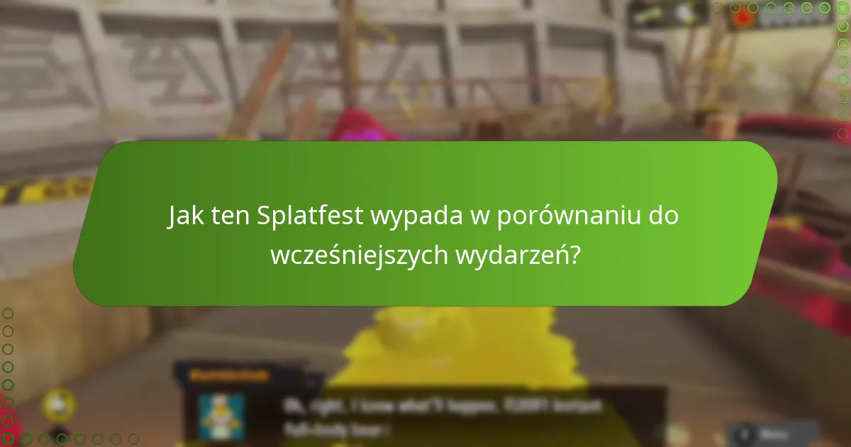 Jak reakcje społeczności kształtują postrzeganie wydarzeń Splatfest?