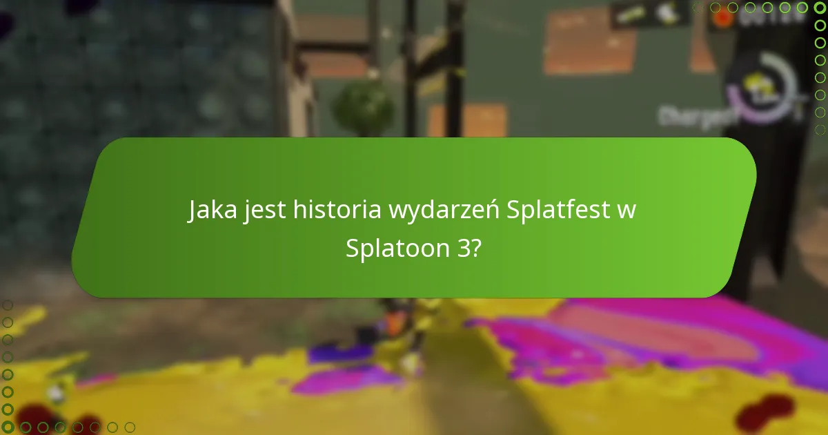 Jakie znaczące momenty miały miejsce podczas wydarzeń Splatfest?